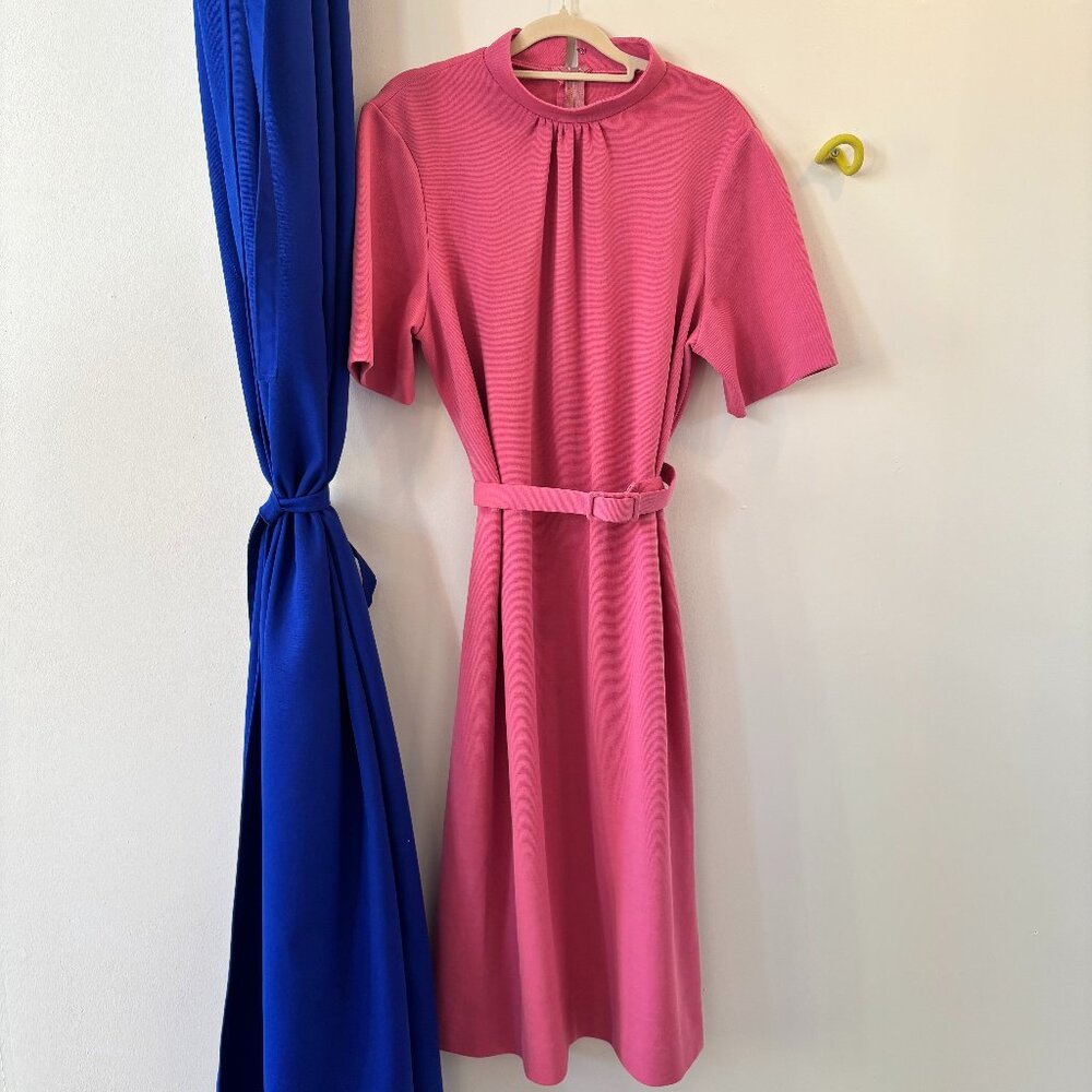 60s Midi Pink Dress